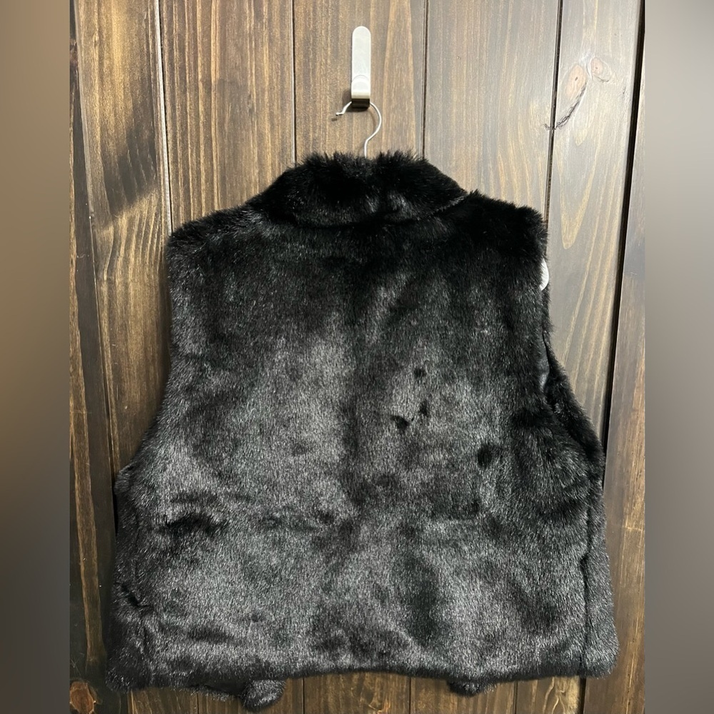 Worthington Faux Fur Mink Dark Brown Womens Vast Size L/G - Picture 8 of 9